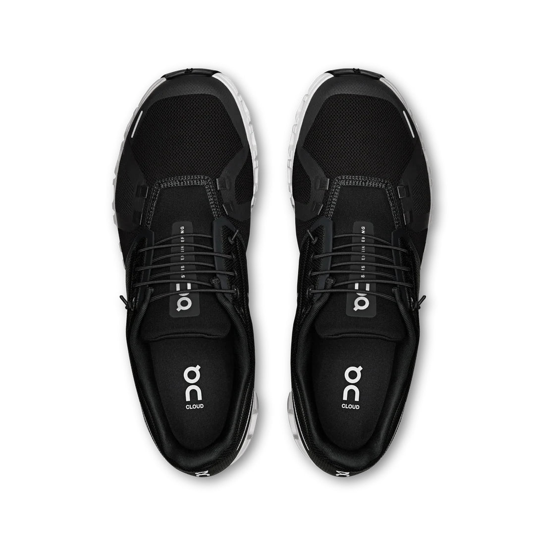 On Running Cloud 6 Shoes Black and White 4