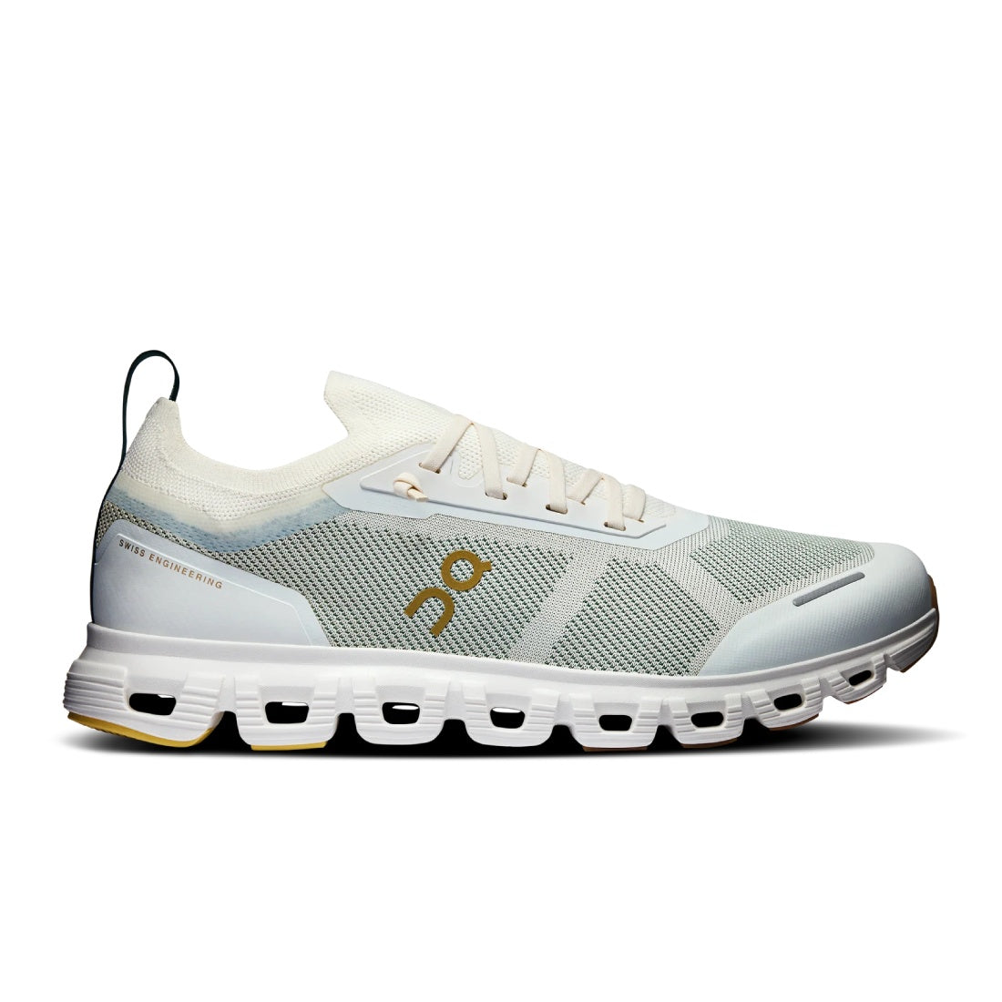 On Running Cloud 6 Versa White and Olive Green