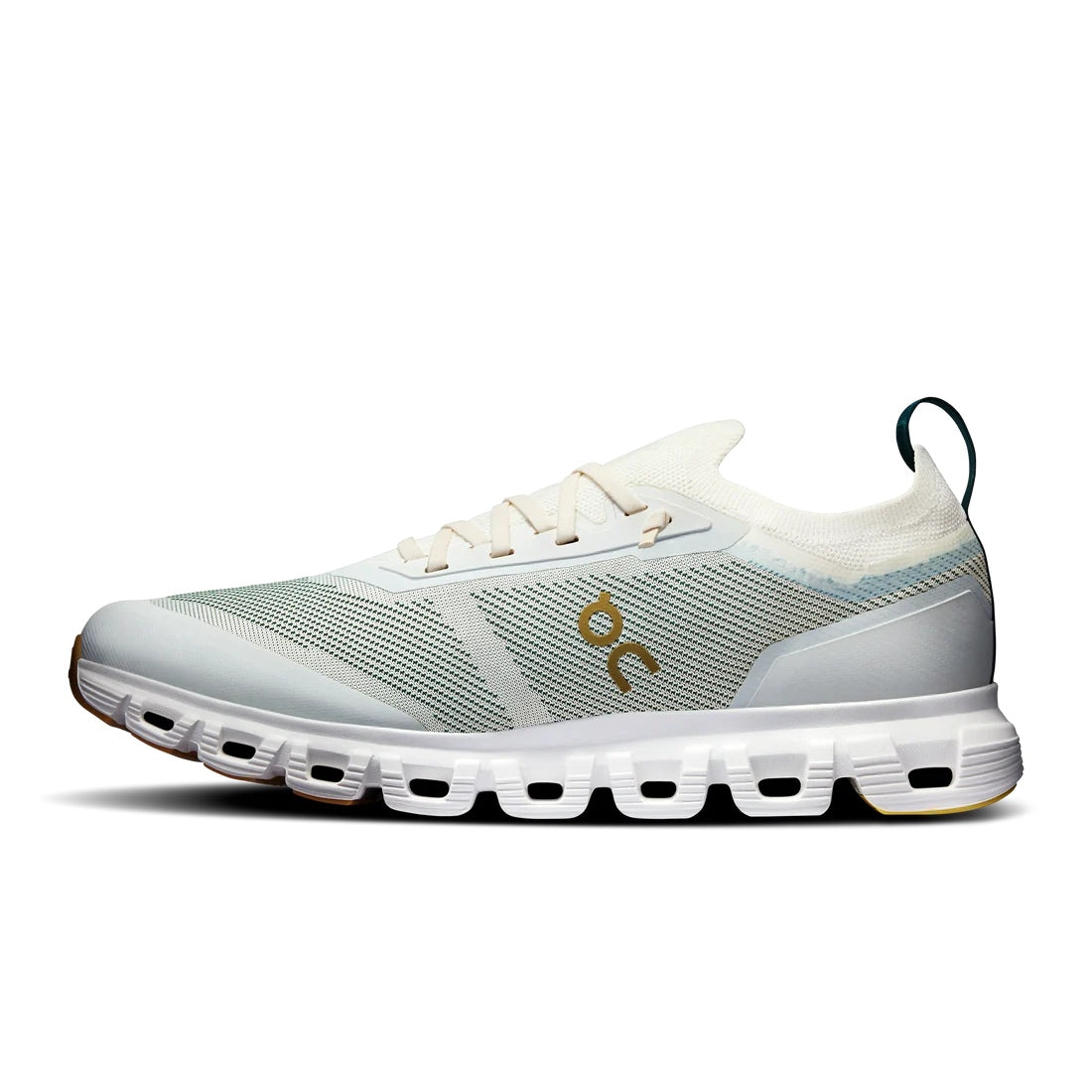 On Running Cloud 6 Versa White and Olive Green 3